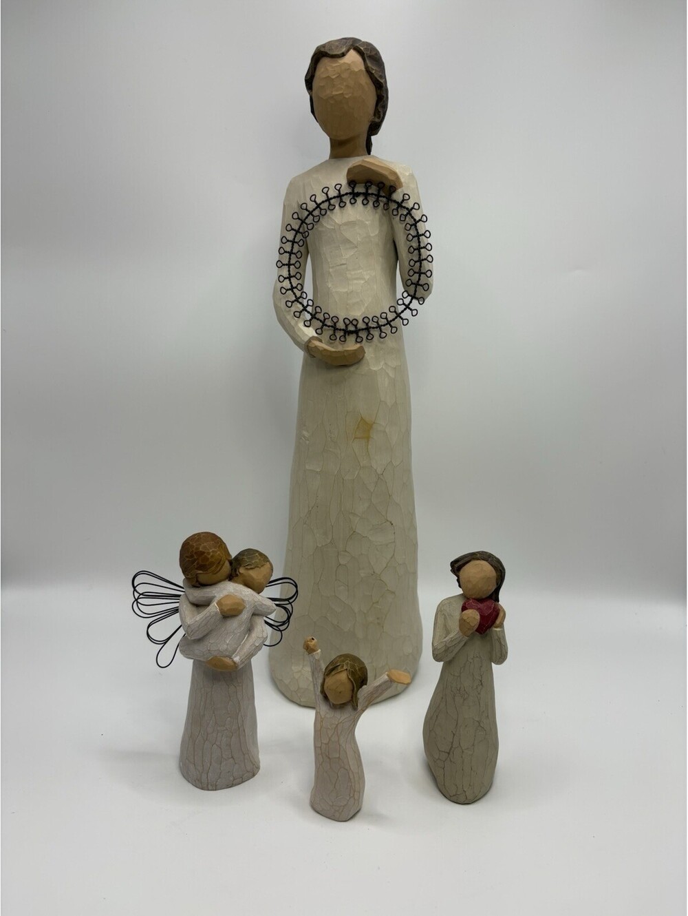 Willow Tree Demdaco Susan Lordi Angels Figures Lot of 4 Mixed Read VTG